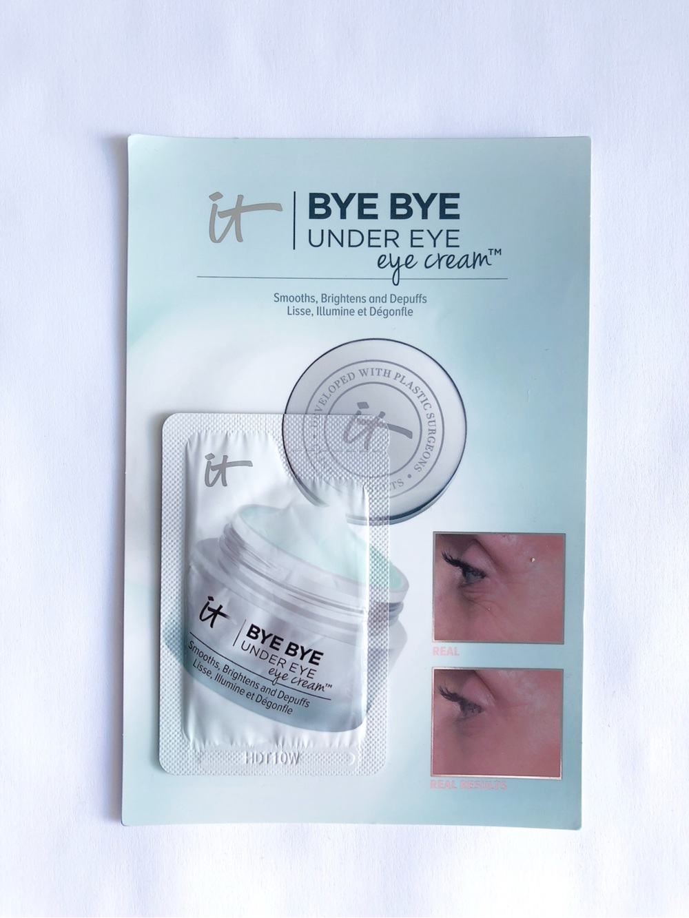 10/$10 it cosmetics Bye Bye Under Eye Cream